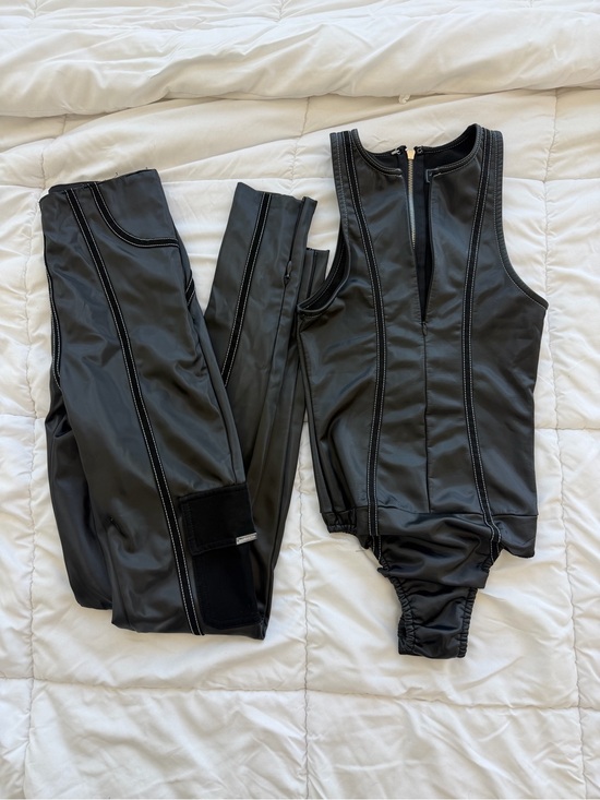 Maniere De Voir Pants - Manier De Voir Leather Set - Size 4